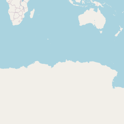 A map showing south Africa, Australia, and Antarctica